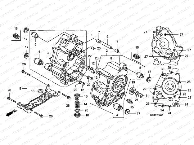 E-16 CRANKCASE