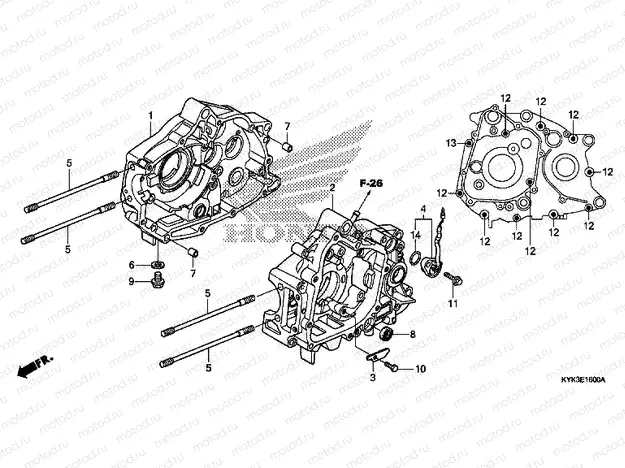 E-16 CRANKCASE