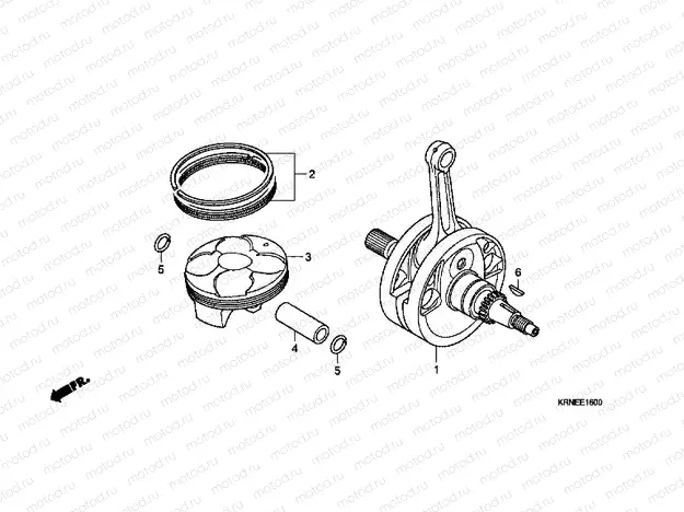E-16 CRANKSHAFT