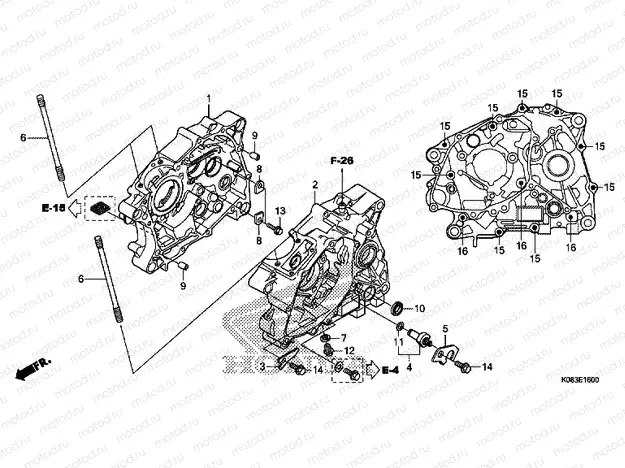 E-16 CRANKSHAFT