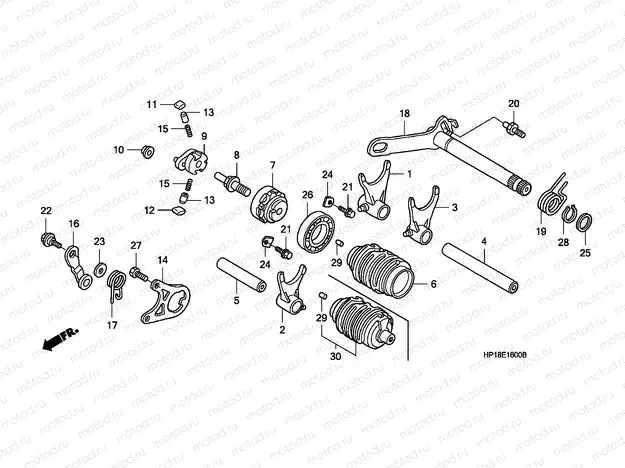 E-16 GEARSHIFT DRUM