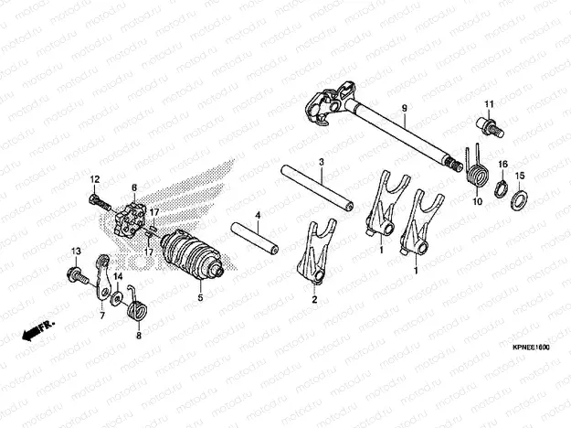 E-16 GEARSHIFT DRUM
