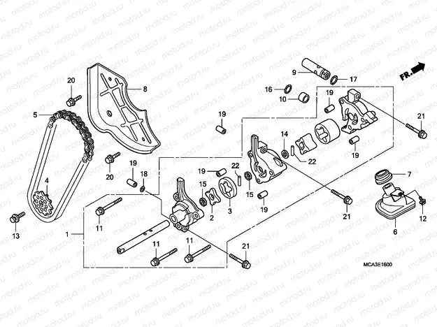 E-16 OIL PUMP