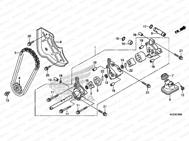E-16 OIL PUMP