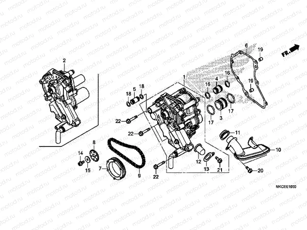 E-16 OIL PUMP