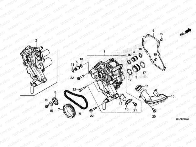 E-16 OIL PUMP