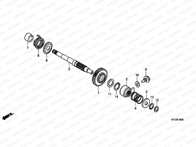 E-16 PROMOTION AXLE