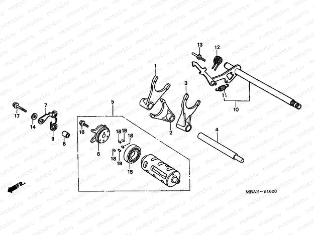 E-16 TRANSMISSION DRUM