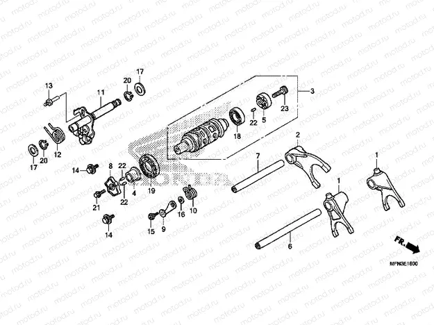 E-16 TRANSMISSION DRUM