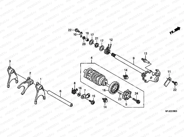 E-16 TRANSMISSION DRUM