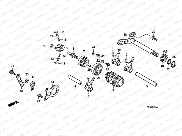 E-16 TRANSMISSION DRUM