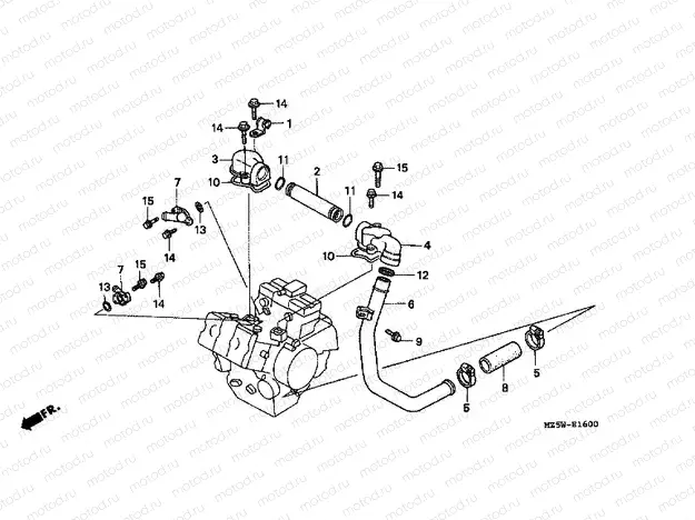 E-16 WATER PUMP