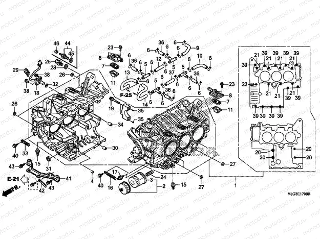 E-17 CYLINDER BLOCK