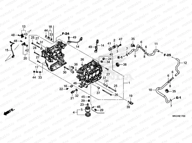 E-17 CYLINDER BLOCK