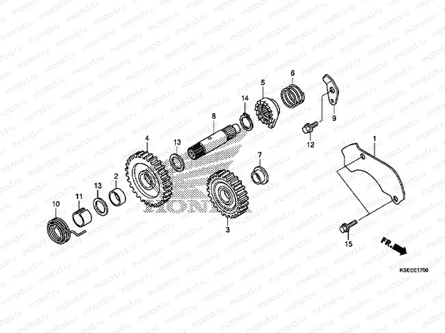 E-17 DRIVE SHAFT AXLE