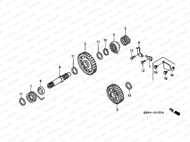 E-17 DRIVE SHAFT AXLE