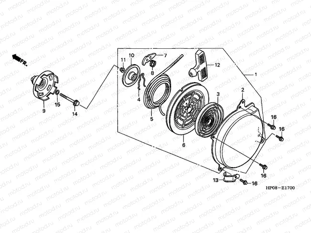 E-17 RECOIL STARTER