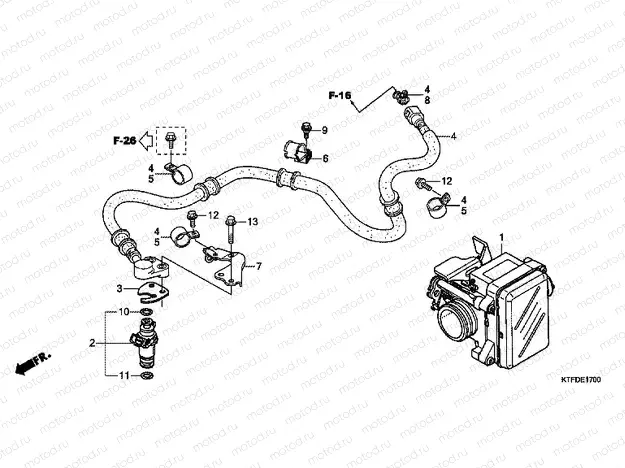 E-17 THROTTLE HOUSING