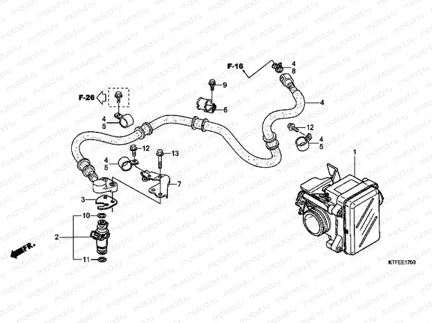 E-17 THROTTLE HOUSING