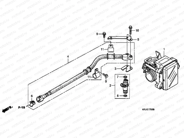 E-17 THROTTLE HOUSING