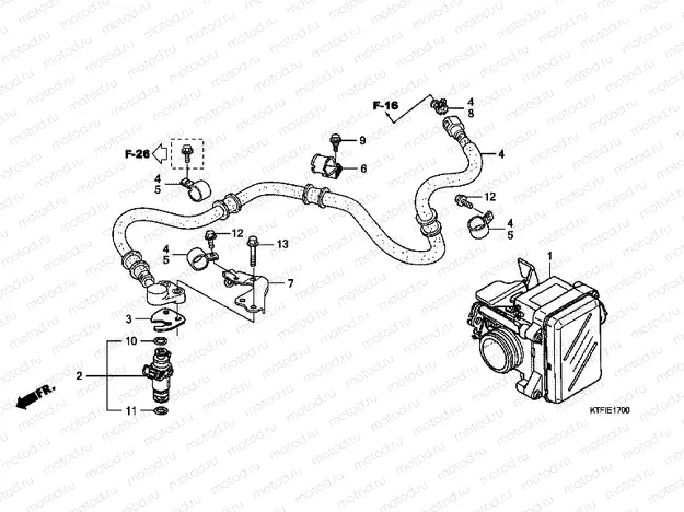 E-17 THROTTLE HOUSING
