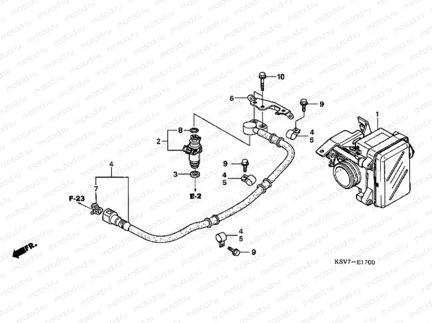 E-17 THROTTLE HOUSING