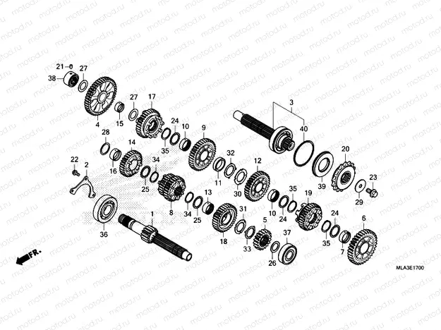 E-17 TRANSMISSION (CMX1100A/A2)