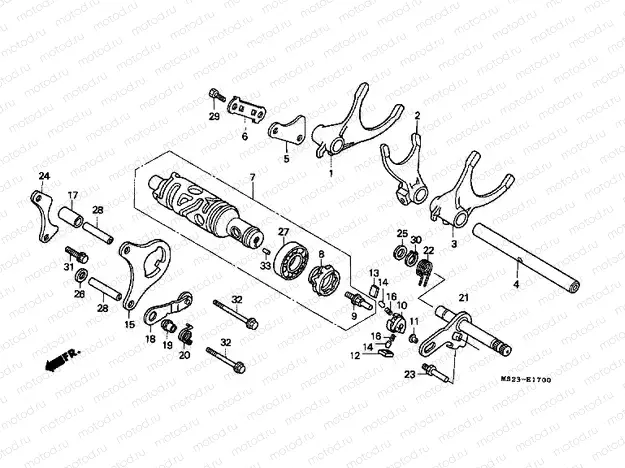 E-17 TRANSMISSION DRUM
