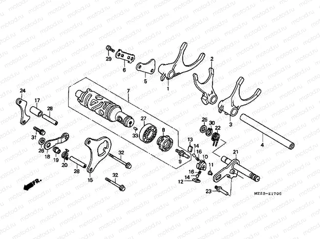 E-17 TRANSMISSION DRUM