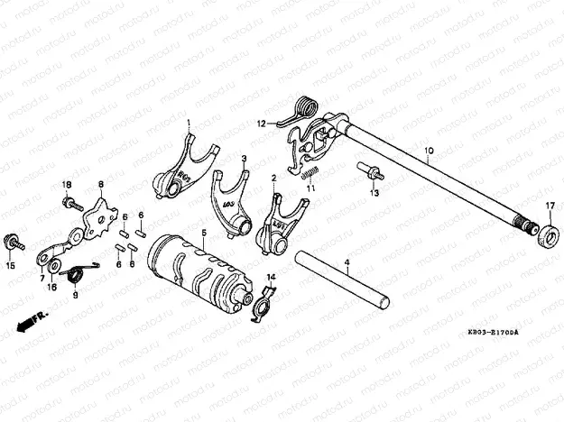 E-17 TRANSMISSION DRUM