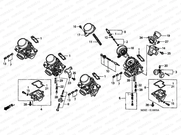 E-18-3 CARBURETOR (PARTS) (2)