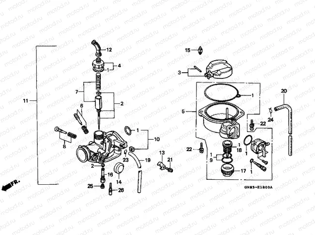 E-18 CARBURETOR