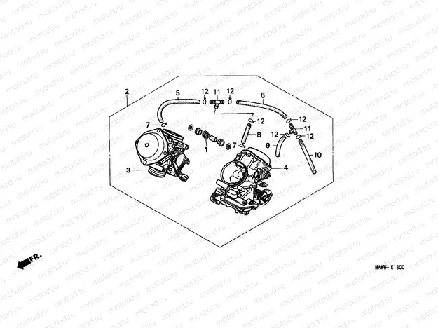 E-18 CARBURETOR (ASSY.)