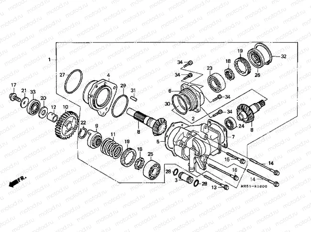 E-18 CROSS SHAFT