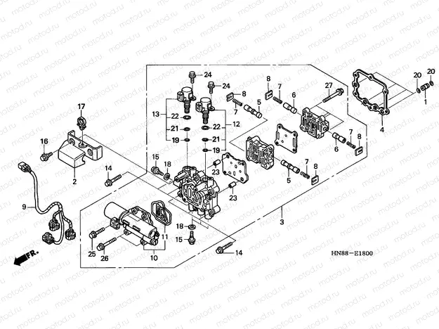 E-18 MAIN VALVE BODY