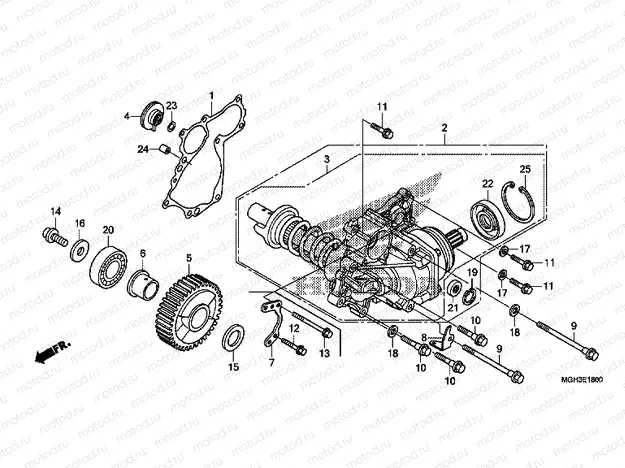 E-18 PAGE GEARBOX