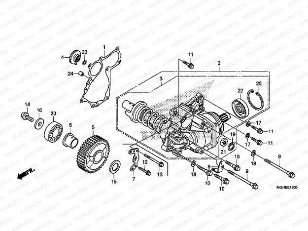 E-18 PAGE GEARBOX