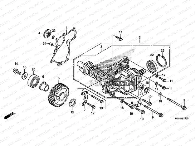 E-18 SIDE GEAR CASE