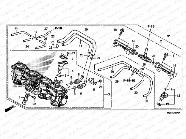 E-18 THROTTLE BODY