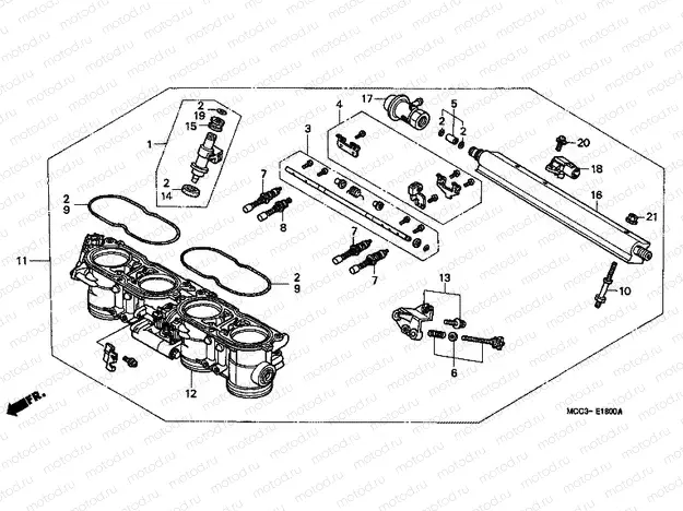 E-18 THROTTLE HOUSING