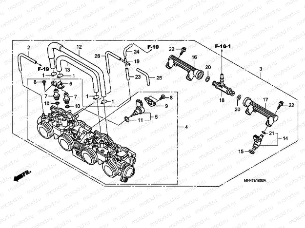 E-18 THROTTLE HOUSING