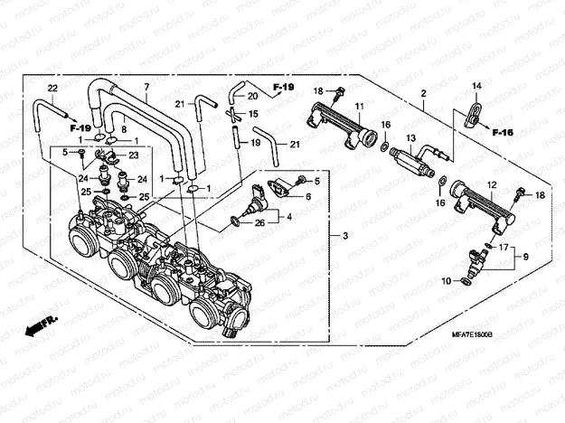 E-18 THROTTLE HOUSING