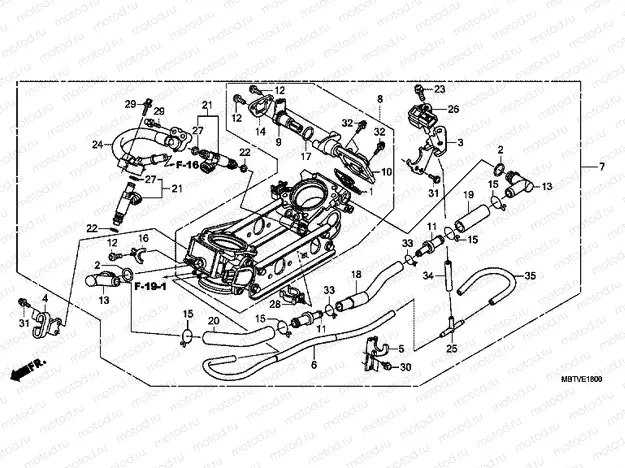 E-18 THROTTLE HOUSING