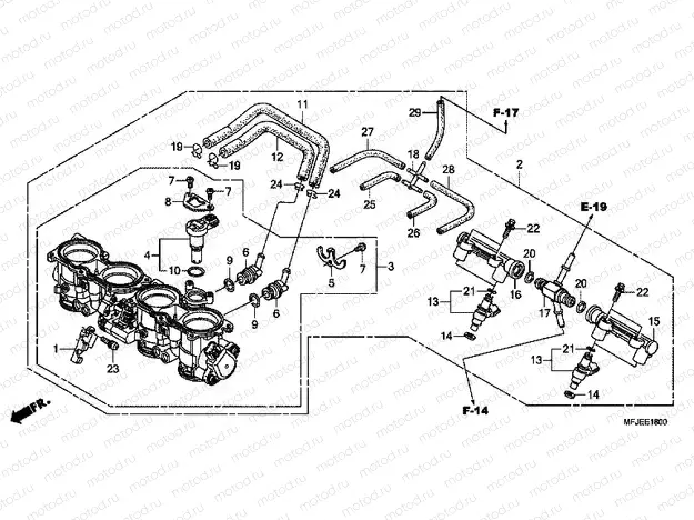 E-18 THROTTLE HOUSING