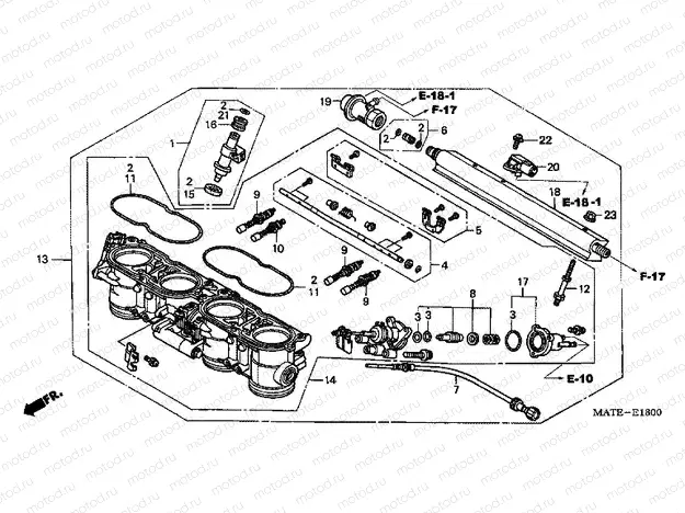 E-18 THROTTLE HOUSING (ED.)