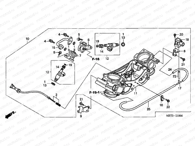 E-18 THROTTLE HOUSING (ED.)