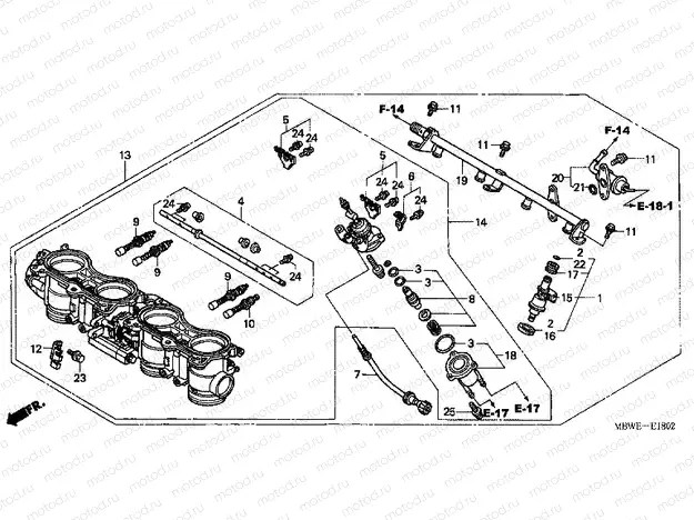 E-18 THROTTLE HOUSING (ED.)