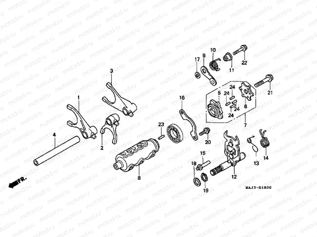 E-18 TRANSMISSION DRUM