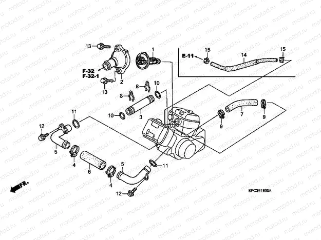 E-18 WATER HOSE