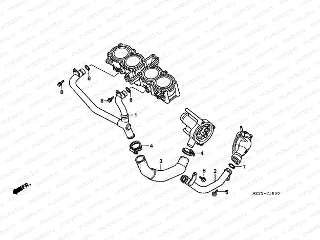 E-18 WATER PIPE